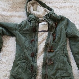 Abercrombie & Fitch Military Green Outdoor Jacket